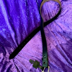 Men’s leather dress belt